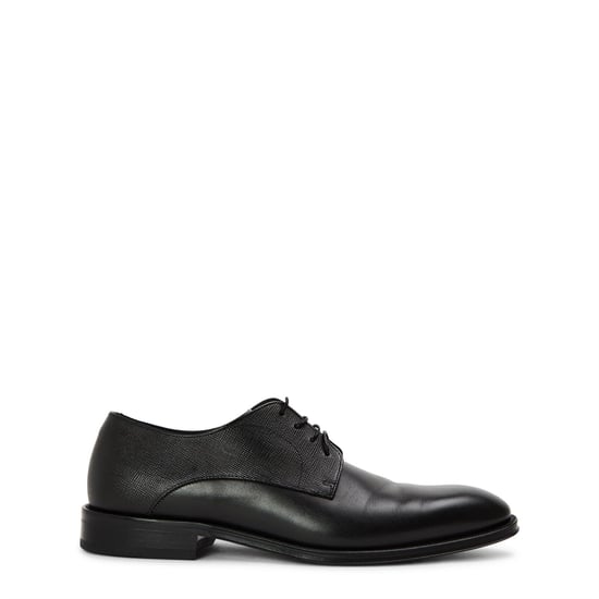 Men's Boss Derrek Derby Shoes in Black - Image 1