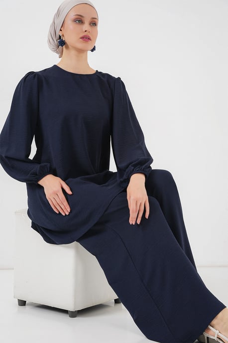 Tunic & Wijde Pantalon Twee-Delige Set - Image 2