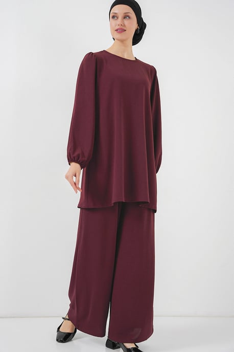 Tuniek & Wijde Broek Twee-Delige Coördinatie Set - Image 1