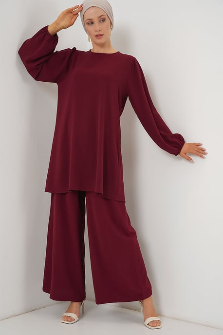 Tuniek & Wijde Broek Twee-Delige Coördinatie Set - Image 4