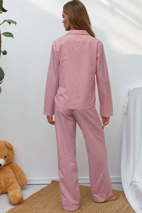 Gestreept Katoenen Pyjama Set - Image 4