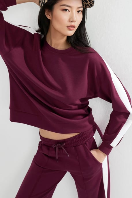Modal Touch Regular Fit Sweatshirt en Broek Set - Image 5