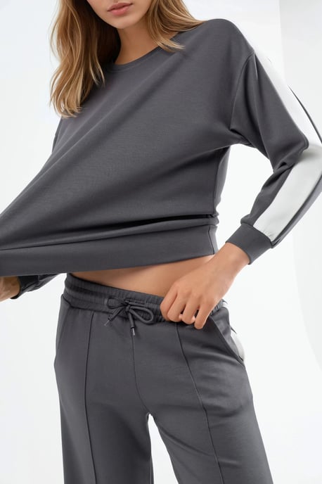Modal Touch Regular Fit Sweater & Broek Set - Image 6