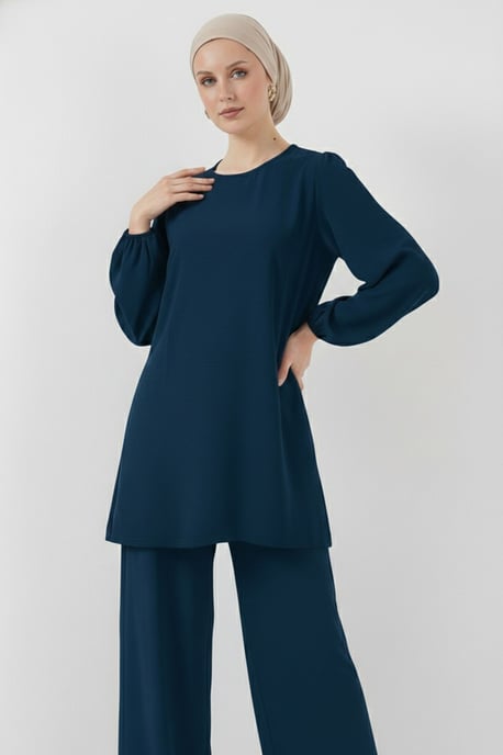 Tunic & Wijde Pantalon Twee-Delige Set - Image 2