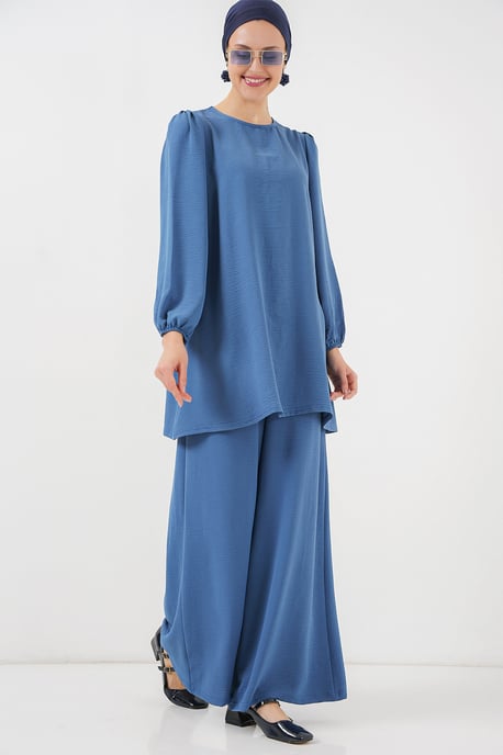 Tunic & Wijde Pantalon Tweedelige Set - Image 2