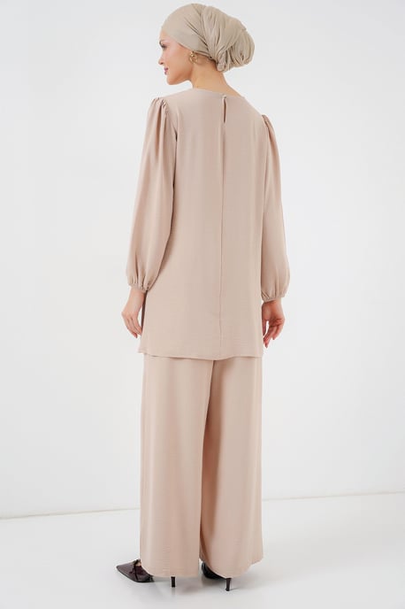 Tunic en Wijde Pantalon Set van Twee Stukken - Image 5