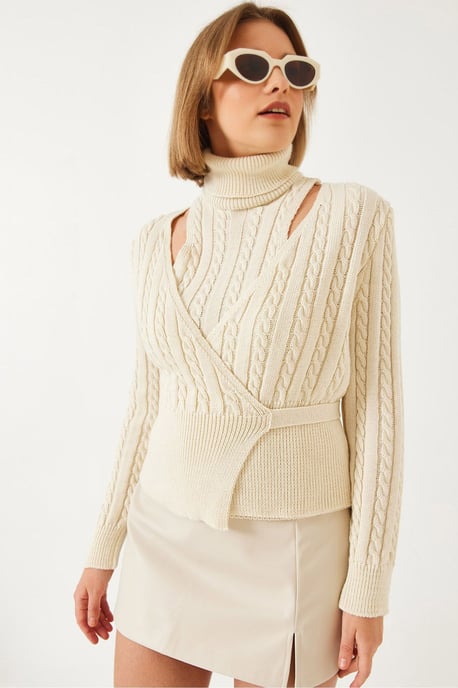 Haar Baard Geprinte Knit Co-ord Set - Image 1