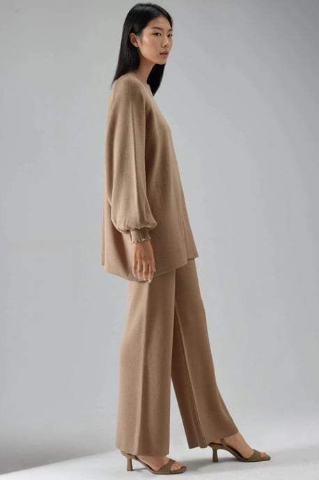 Losse Fit Trui en Broek Gebreide Co-ord Set - Image 3