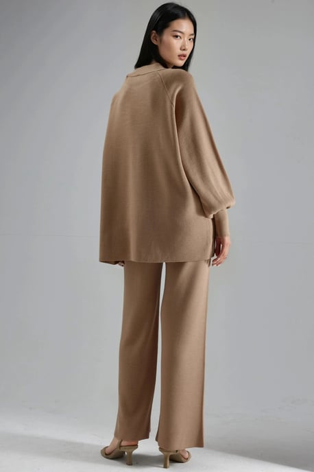 Losse Fit Trui en Broek Gebreide Co-ord Set - Image 4