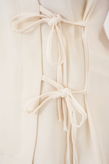 V-hals Textuur Twee-Stuks Co-ord Set - Image 5