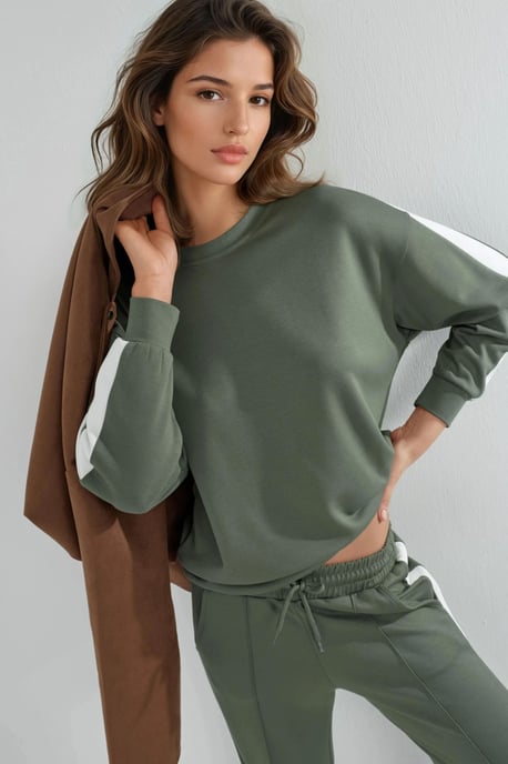 Modal Touch Regular Fit Sweatshirt en Broek Set - Image 4