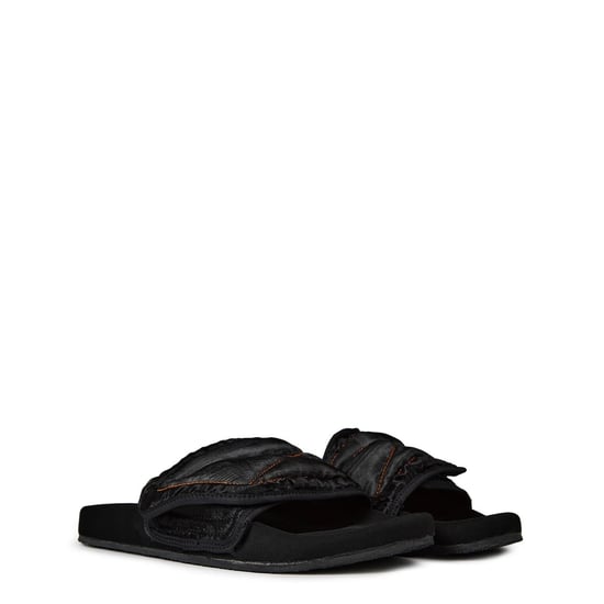 Men's Heron Preston Fabric Sliders in Black - Image 3