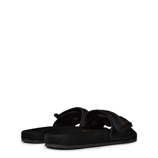 Men's Heron Preston Fabric Sliders in Black - Image 4