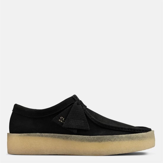 Men's Clarks Originals Wallabee Cup Boat Shoes in Black - Image 1