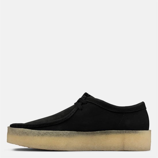Men's Clarks Originals Wallabee Cup Boat Shoes in Black - Image 4