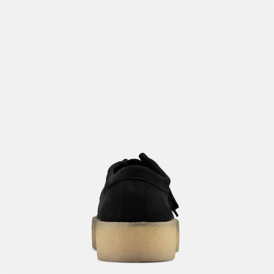Men's Clarks Originals Wallabee Cup Boat Shoes in Black - Image 5