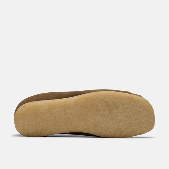 Men's Clarks Originals Wallabee Boat Shoes in Brown - Image 3