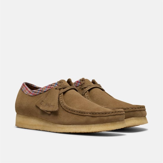 Men's Clarks Originals Wallabee Boat Shoes in Brown - Image 4