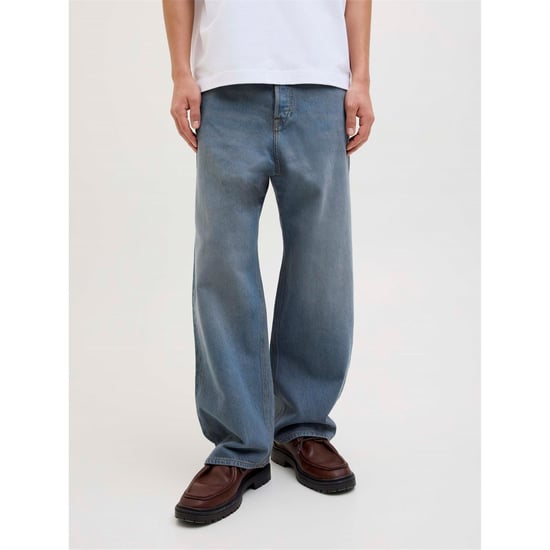Men's Jack and Jones 092 Jeans in Blue Denim - Image 3