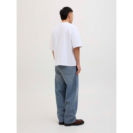 Men's Jack and Jones 092 Jeans in Blue Denim - Image 4