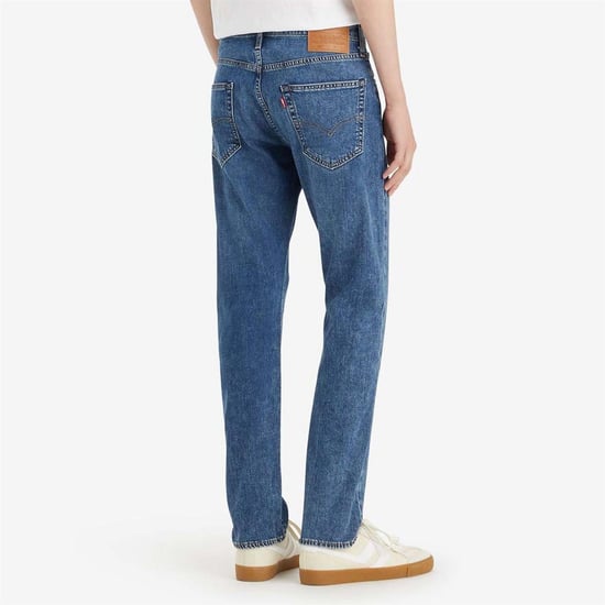 Men's Levis 502 Taper Free To Be Cool Straight Leg Jeans Mens in Blue - Image 3