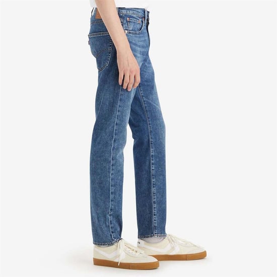 Men's Levis 502 Taper Free To Be Cool Straight Leg Jeans Mens in Blue - Image 4