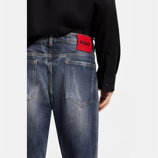 Men's Hugo 634 10276858 02 Straight Leg Jeans Mens in Blue - Image 5