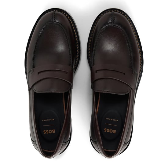 Men's Boss Loaf Ltpe 10246727 01 Loafers in Dark Brown - Image 4