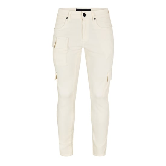 Men's Criminal Damage Utility Denim Jean in Off White - Image 1