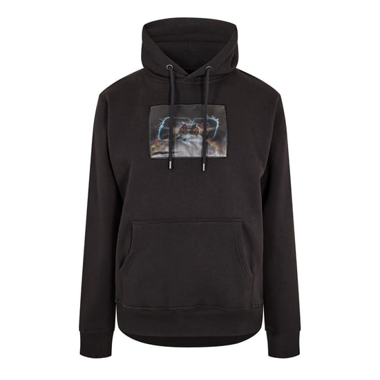 Men's Criminal Damage Lenticular Hood in Black - Image 1