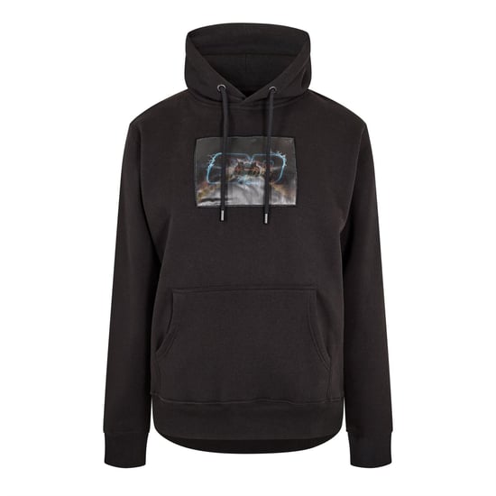 Men's Criminal Damage Lenticular Hood in Black - Image 2