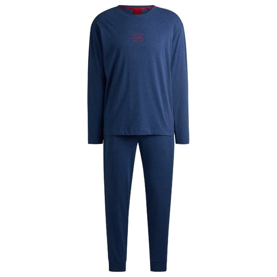 Men's Boss Laze Hooded Solid Patterned Jacket in Dark Blue - Image 4