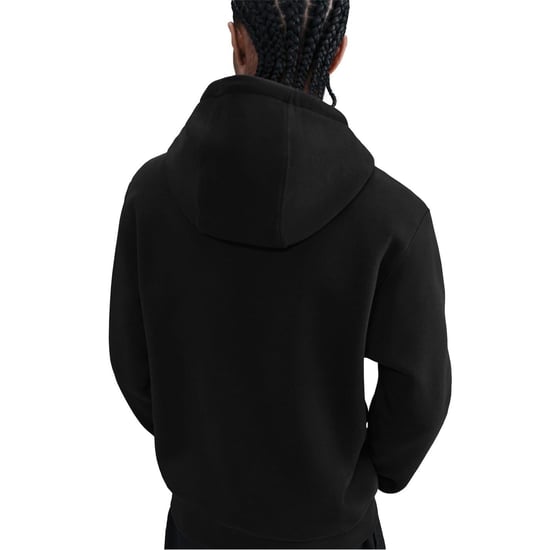 Men's Nike Bold Logo Hooded Neck Long Sleeve Sweatshirt in Black/Gold - Image 2