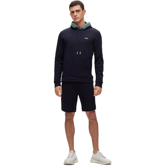 Men's Boss Long Sleeve Regular Fit Sweatshirt in Blue - Image 2
