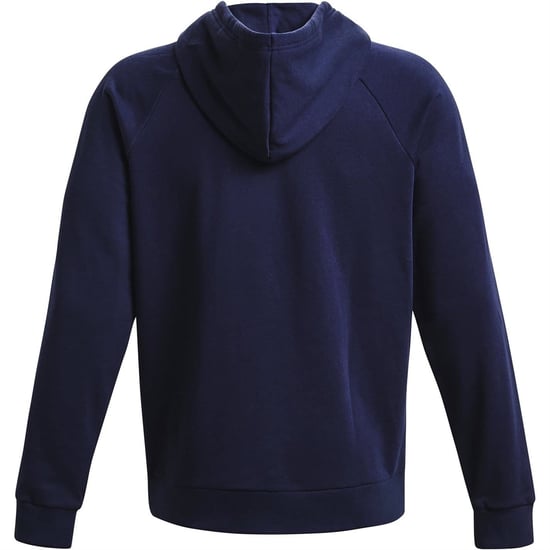 Men's Under Armour Fleece Hoodie in Midnight Navy - Image 6