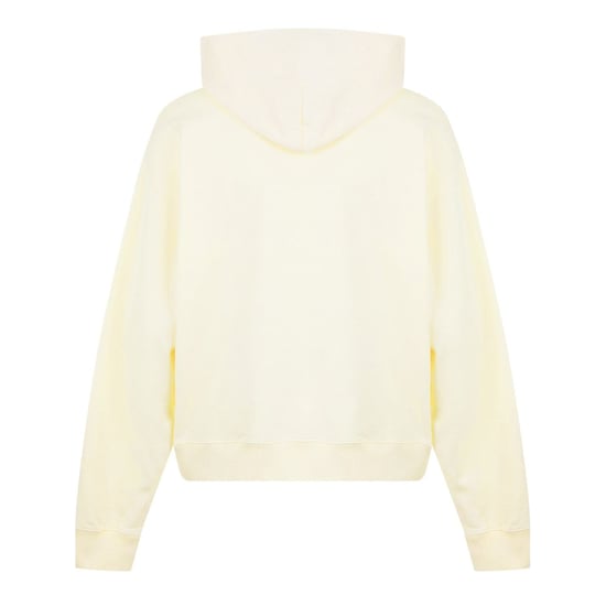 Men's Off White Script Hoodie in Ivory - Image 6