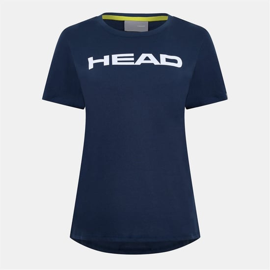 Women's Head Lucy Wordmark Crew Neck Short Sleeve Jersey T-Shirt in Blue - Image 1