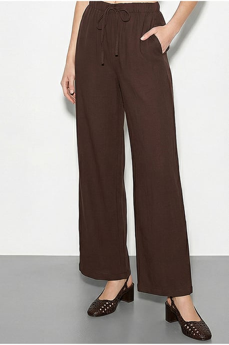 Oversized Button-Up Shirt en Wijde Pantalon Set - Image 5