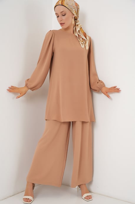Tunic & Wijde Pantalon Twee-Delige Set - Image 4