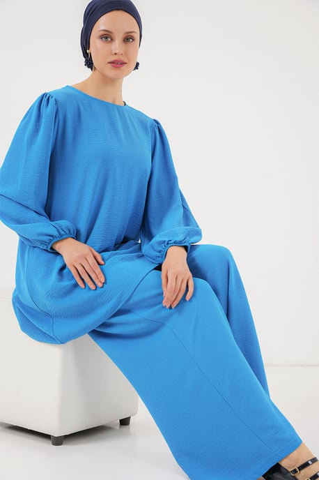Tunic & Wijde Pantalon Twee-Scale Set - Image 2