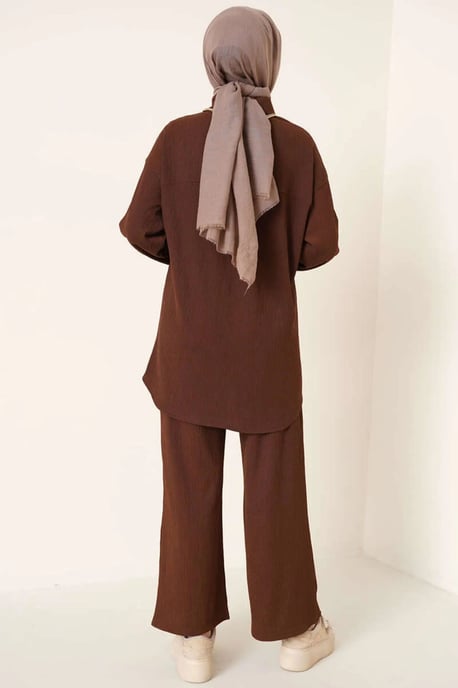 Oversized Skjorta & Byxor Tvådelat Set - Image 5