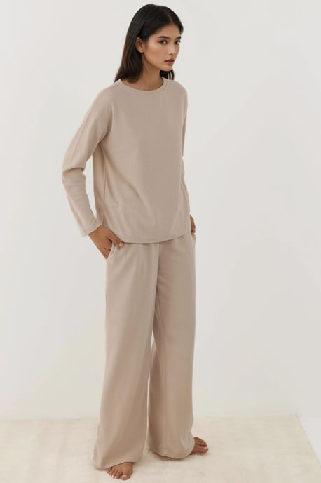 Zachte Touch Textured Relax Fit Pyjama Set - Image 5