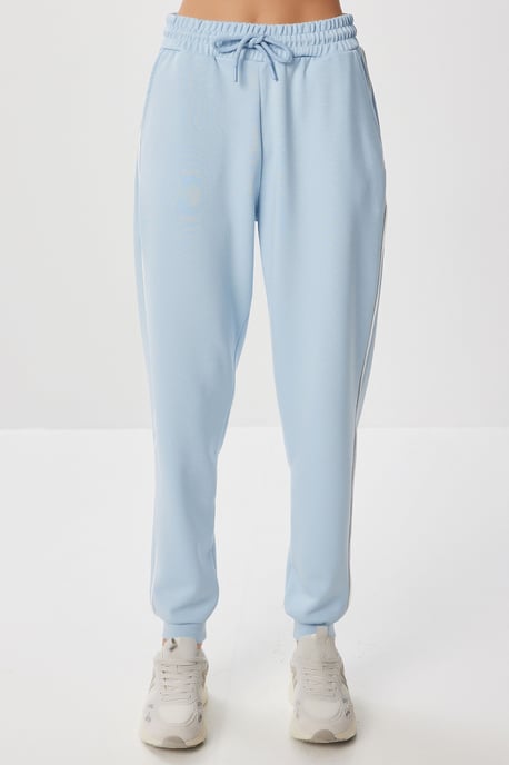 Contrast Binding Gedetailleerde Rits Sweater & Jogger Twee-Delige Set - Image 5