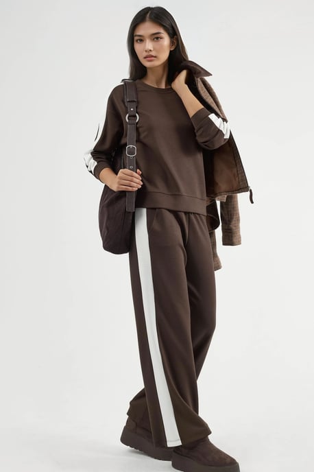 Modal Touch Regular Fit Sweatshirt & Broek Set - Image 1