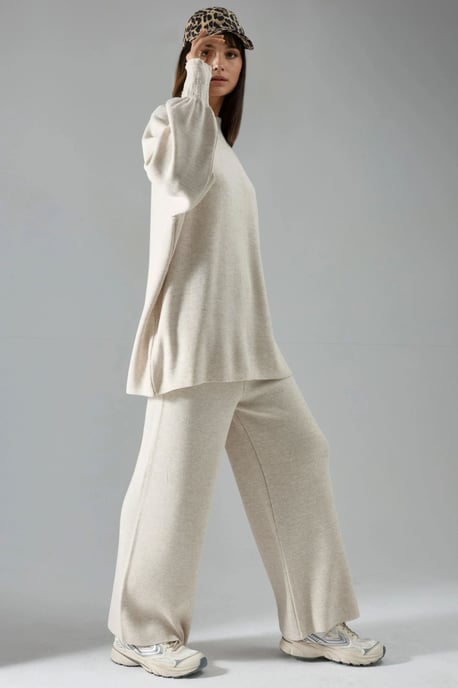 Losse Fit Sweater & Broek Gebreide Co-ord Set - Image 4