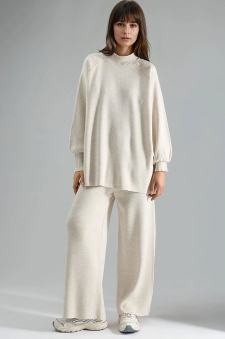 Losse Fit Sweater & Broek Gebreide Co-ord Set - Image 5