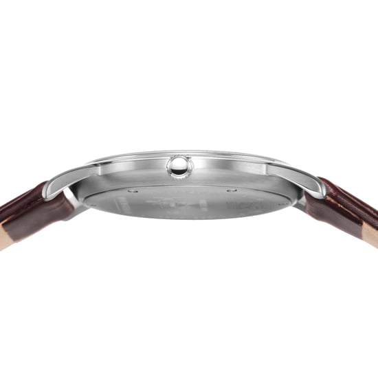 JUNKERS Dessau 1926 Flatline Series Men's Quartz Watch with Brown Leather Strap 6334-1 - Image 5