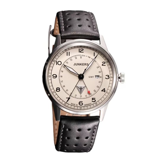 Junkers Men’s 6946-5 Pilot Watch Aviation Chronograph Classic Analog Display with Date Window Luminous Hands - Image 1