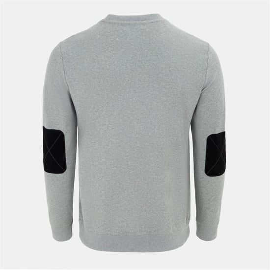 Men's Howick Crew Neck  Jumper in Grey - Image 2
