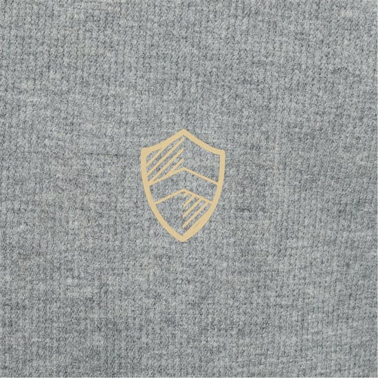 Men's Howick Crew Neck  Jumper in Grey - Image 4